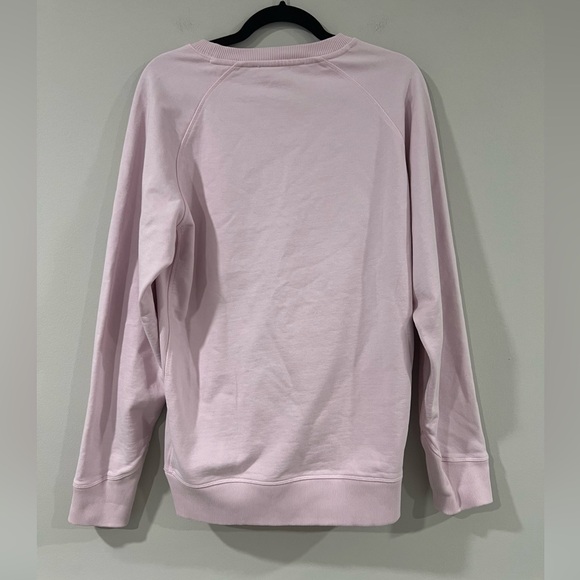 Orlebar Brown Watkins Conch Pink Crewneck Sweatshirt Garment Dyed Jersey Size M - Picture 5 of 10